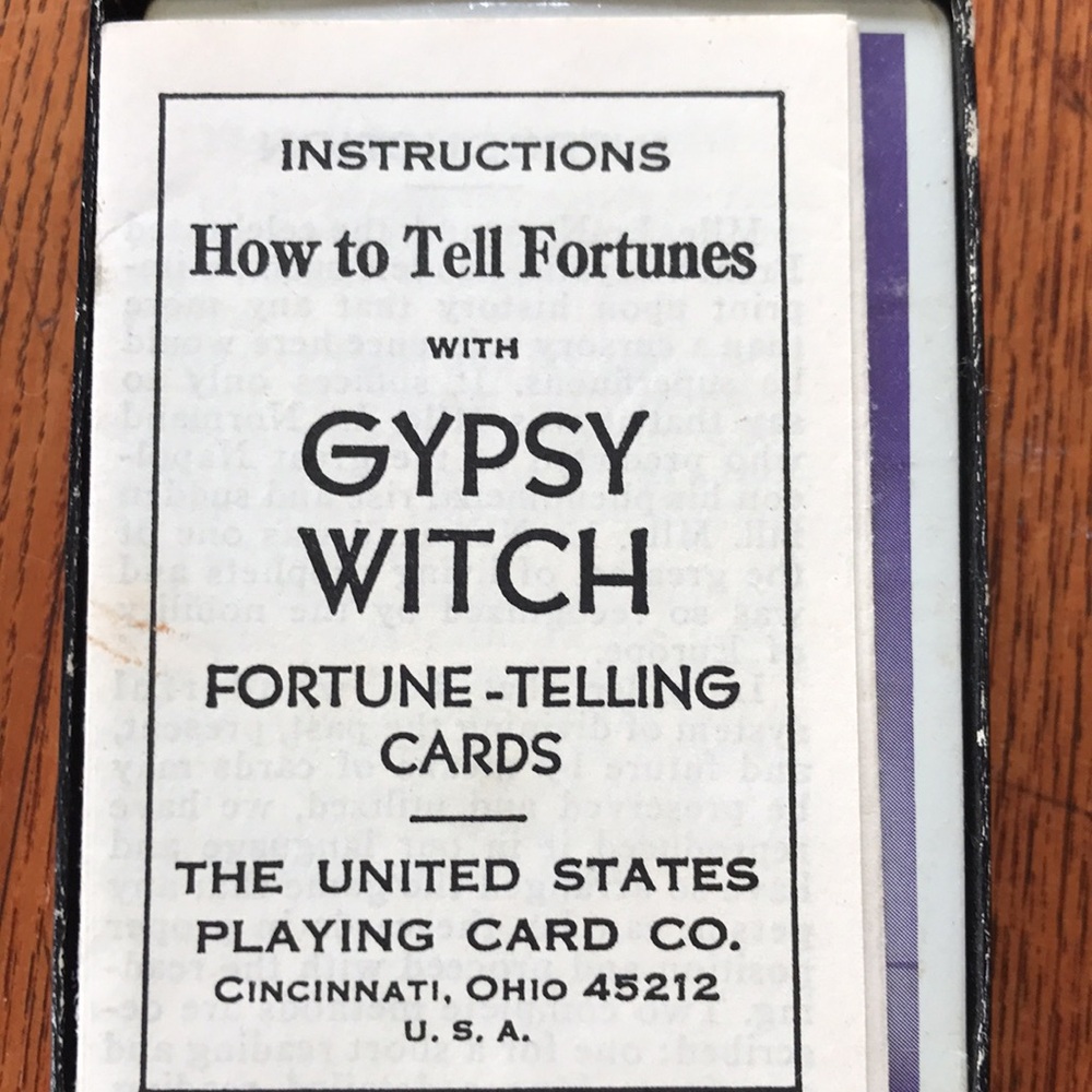 Vintage Gypsy Witch Fortune Cards - Picture 5 of 8